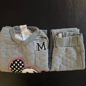 Disney Toddler Mickey Mouse Quilted Sweatsuit